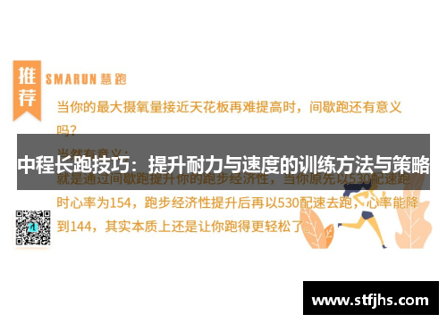 中程长跑技巧：提升耐力与速度的训练方法与策略