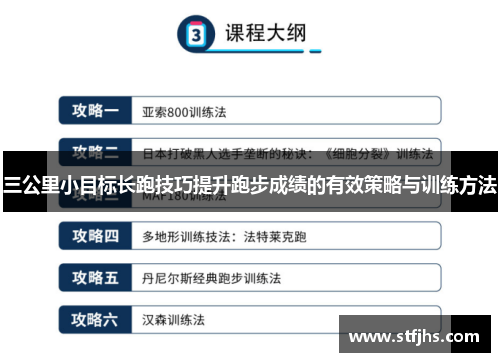 三公里小目标长跑技巧提升跑步成绩的有效策略与训练方法